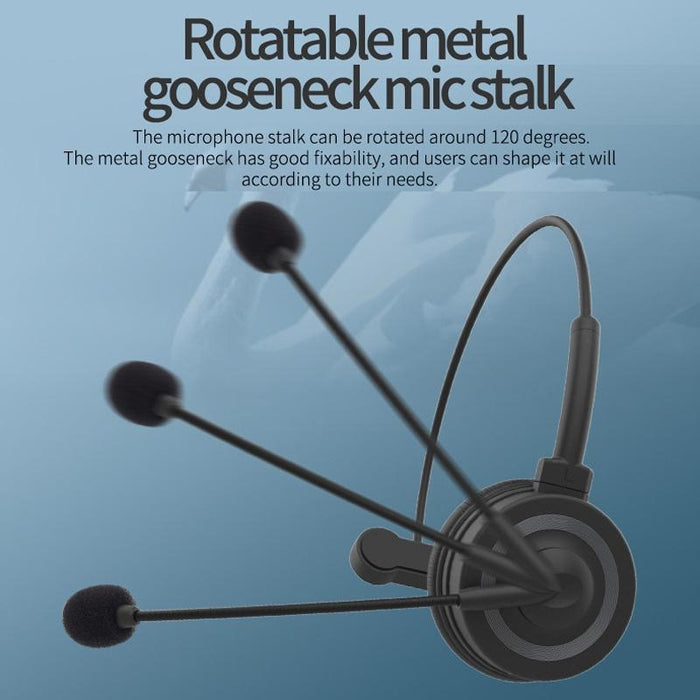 Unilateral Bluetooth Business Headset Black