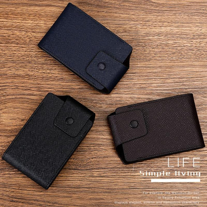 Large-Capacity Card Sleeve For Men And Women Black