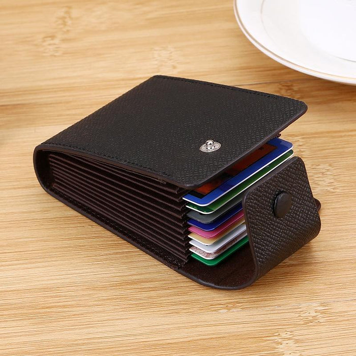 Large-Capacity Card Sleeve For Men And Women Black