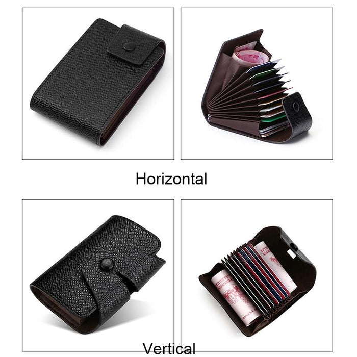 Large-Capacity Card Sleeve For Men And Women Black