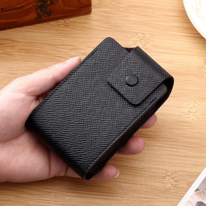 Large-Capacity Card Sleeve For Men And Women Black