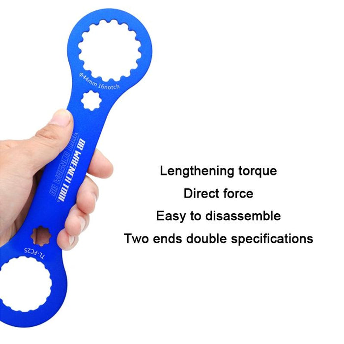 2-Piece Bicycle Hollow Shaft Wrench Set Bb Wrench A+B