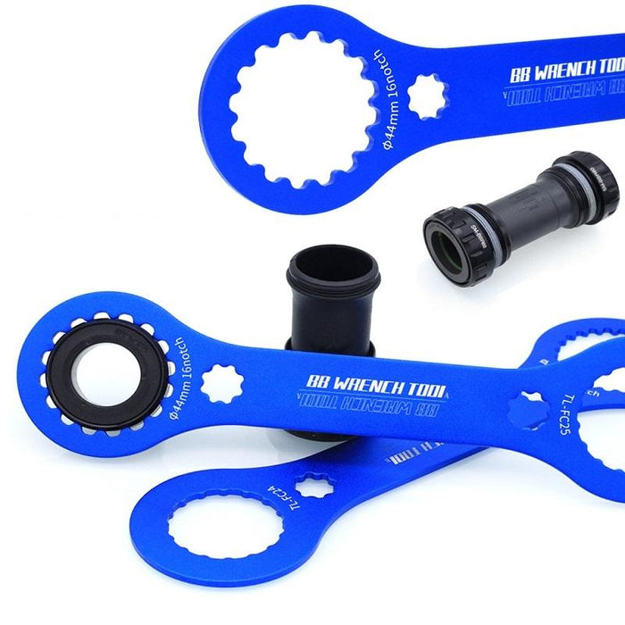 2-Piece Bicycle Hollow Shaft Wrench Set Bb Wrench A+B