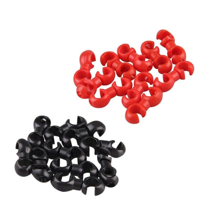 10-Pack Bike Shift Cable Buckles Random Colour