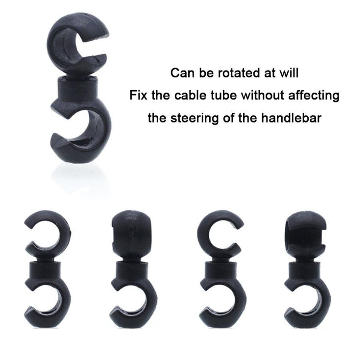 10-Pack Bike Shift Cable Buckles Random Colour