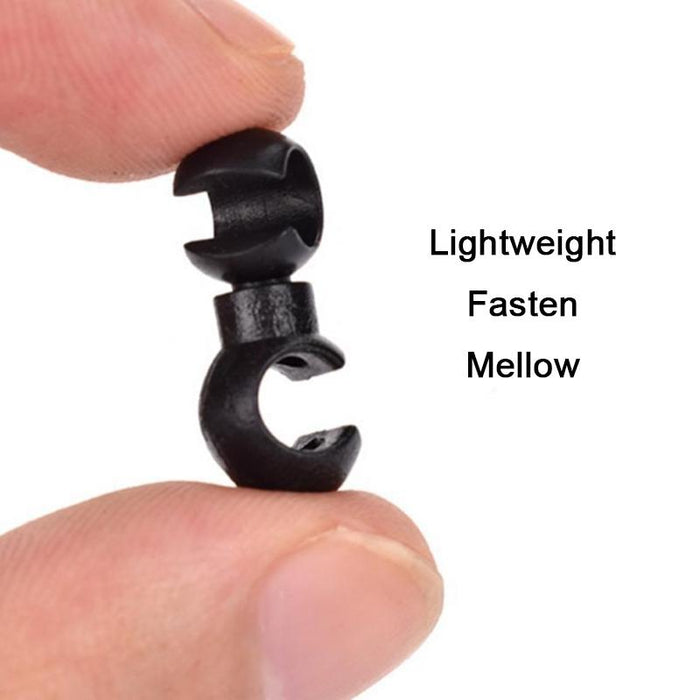 10-Pack Bike Shift Cable Buckles Random Colour