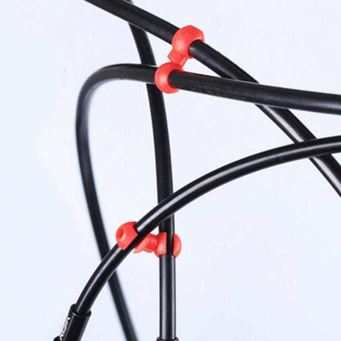 10-Pack Bike Shift Cable Buckles Random Colour