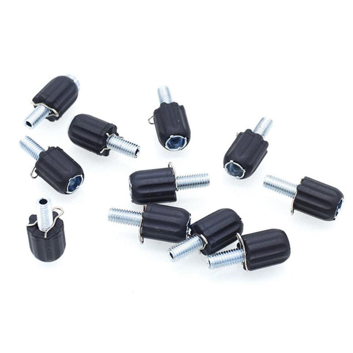20-Piece M5 Bike Brake Adjustment Screws Black