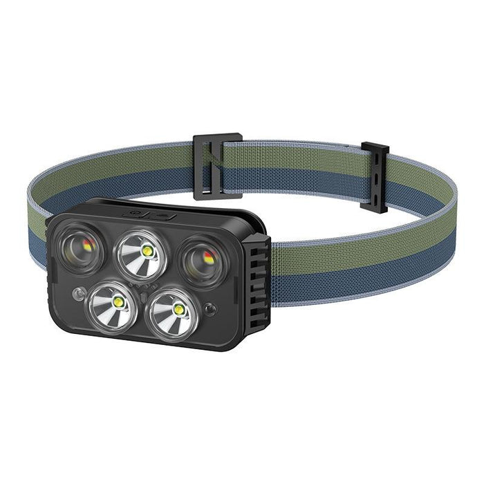 Waterproof Usb Headlight For Running Fishing Camping 5 Light Styles