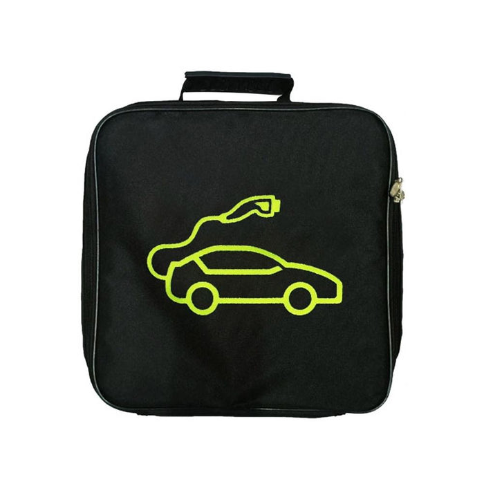 Electric Vehicle Charger Cable Storage Bag Square Logo