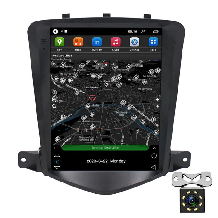 9.7 Inch Navigation For Chevy Cruze - Standard + 8 Cam