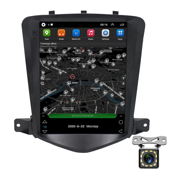 9.7 Inch Navigation System For Chevy Cruze + 12-Light Camera