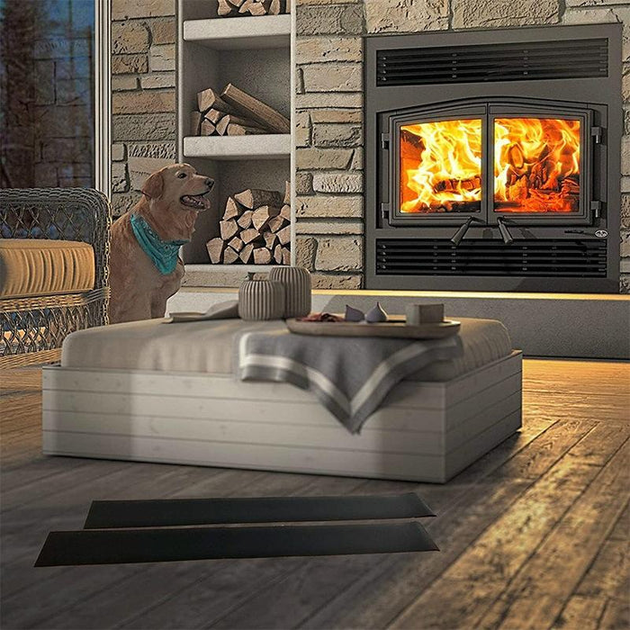 2 Pcs Magnetic Fireplace Draft Stopper Fireplace Cover To Block Cold Air 101.6 X 15.24Cm