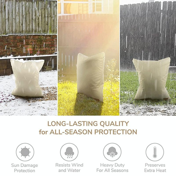 Outdoor Faucet Backflow Valves Anti-Freeze Cover Water Faucet Protector 43 X 52Cm