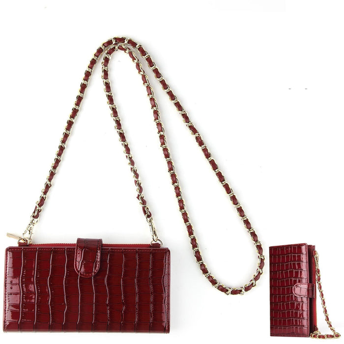 Long Crossbody Mini Shoulder Bag For Coins & Phone