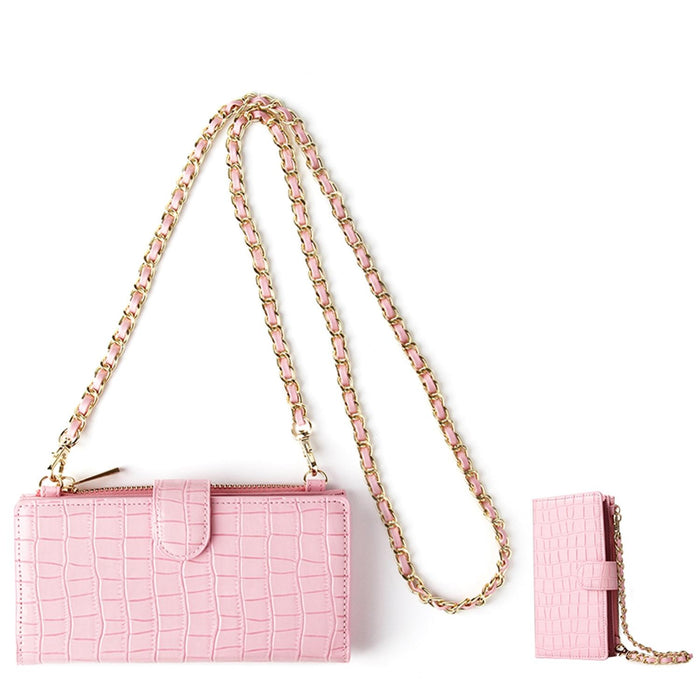 Long Crossbody Mini Shoulder Bag For Coins & Phone