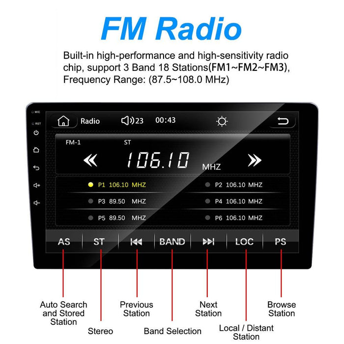 7 Inch Carplay Car Mp5 Player With Touch Screen - Standard