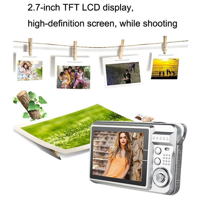 18Mp Entry-Level Digital Camera For Daily Photos & Videos Silver
