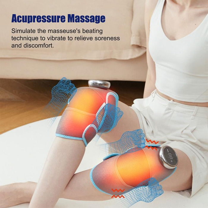 Vibrating Knee Pad For Soothing Heat Therapy