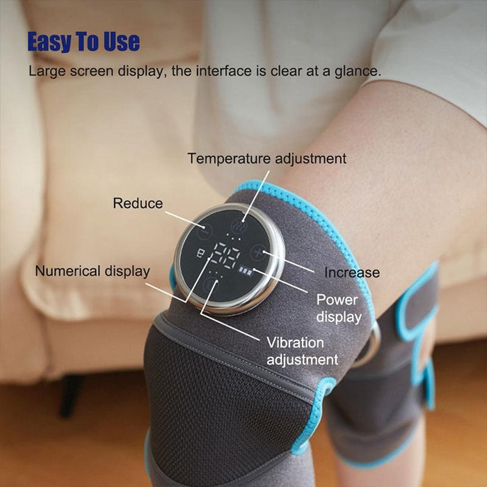 Vibrating Knee Pad For Soothing Heat Therapy