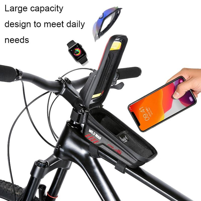 1L Hard Shell Mountain Bike Front Beam Bag