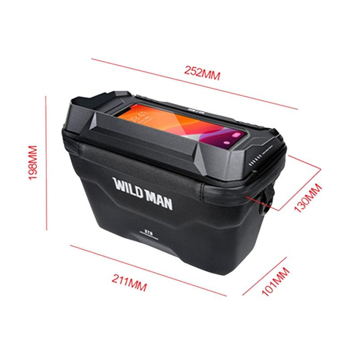 3L Hard Shell Touch Screen Bike Head Bag