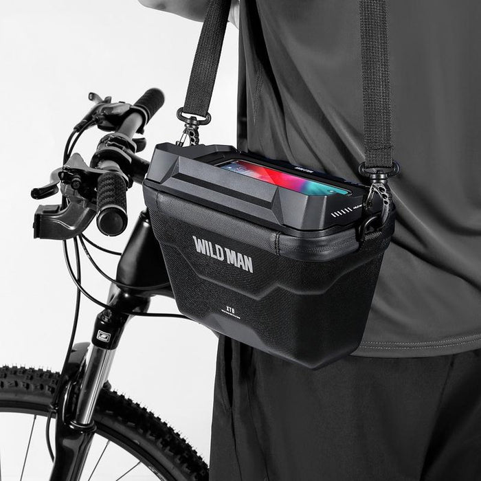 3L Hard Shell Touch Screen Bike Head Bag