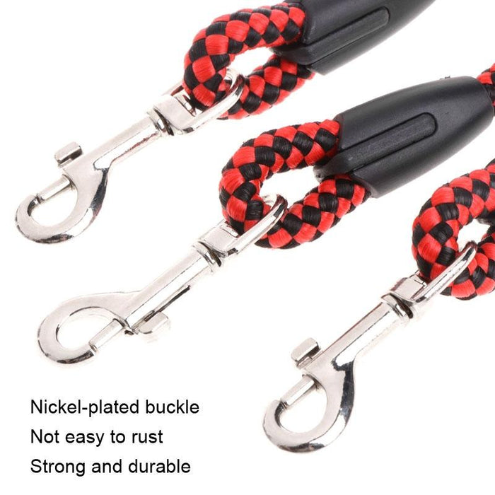140Cm 3-In-1 Dog Walking Leash - Multi-Head Rope