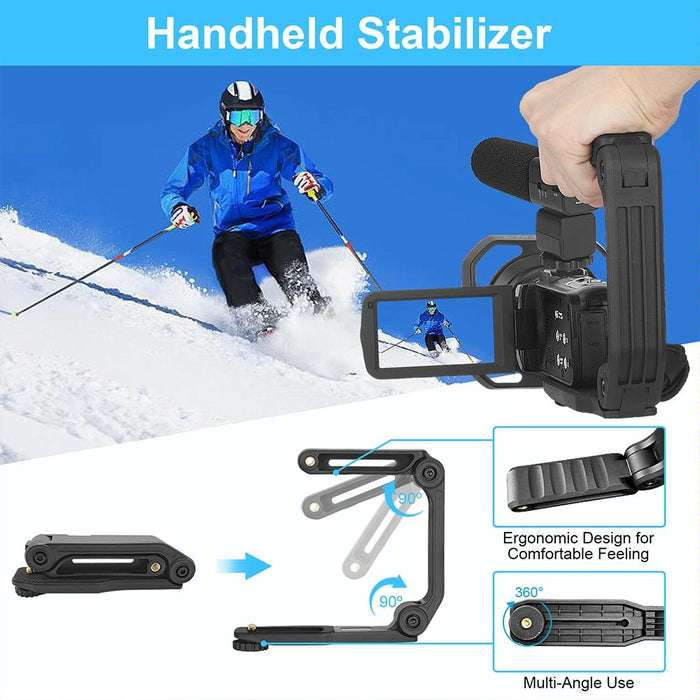 4K Digital Video Camera Kit With Stabilizers