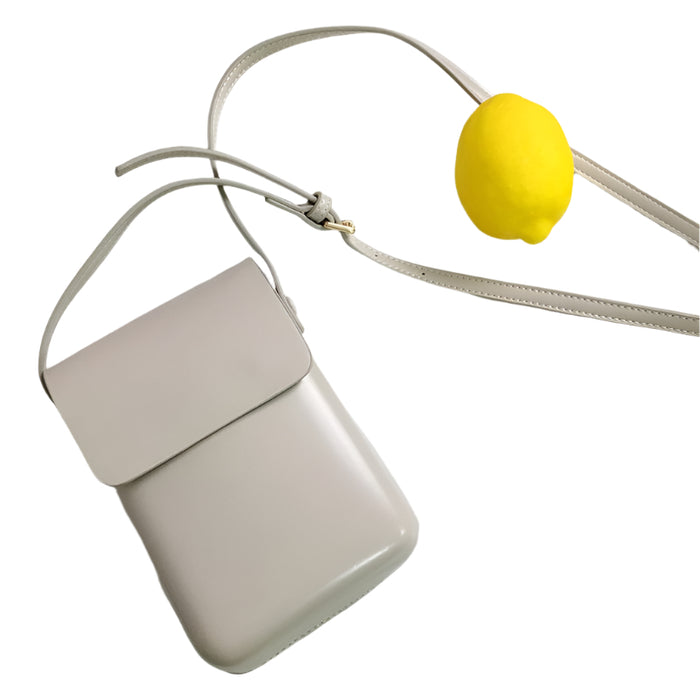 Versatile Creamy White Crossbody Phone Bag