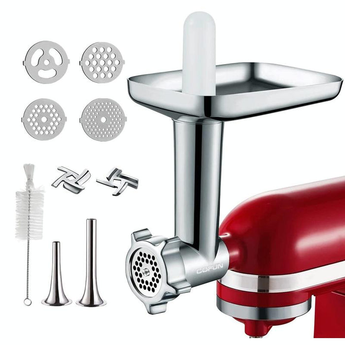 Universal Kitchenaid Porking Enemy Dough Maker & Meat Grinder Set White