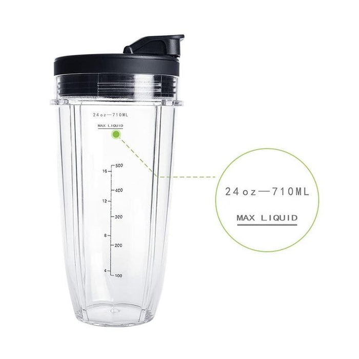 24Oz Measuring Cup For Nutri Ninja Auto Iq Blenders Clear Scale Mug