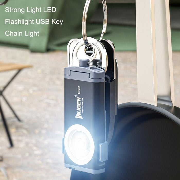 Usb Led Flashlight For Camping & Home Use