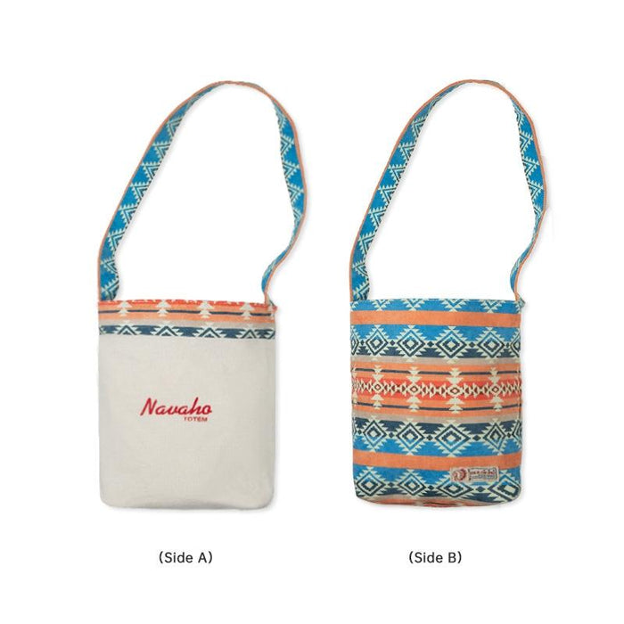 Retro National Canvas Barrel Bag Dual Use Color