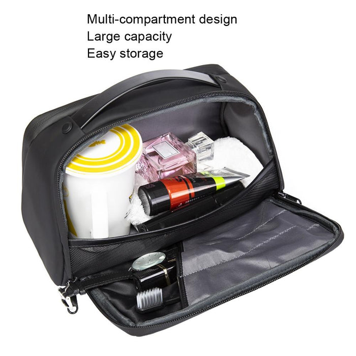 Waterproof Cosmetic Bag For Convenient Storage Black