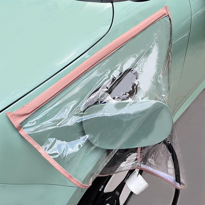 Transparent Magnetic Ev Charging Port Cover