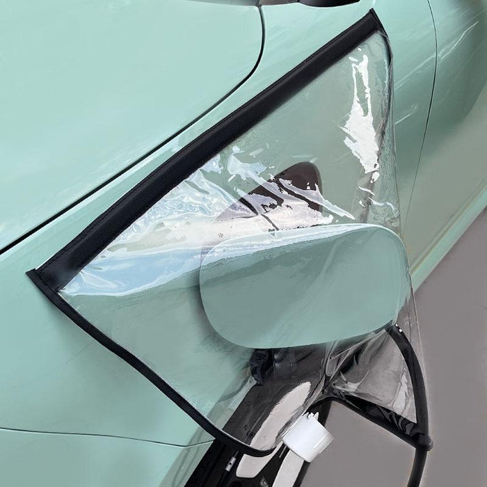 Transparent Magnetic Ev Charging Port Cover