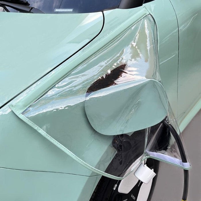 Transparent Magnetic Ev Charging Port Cover