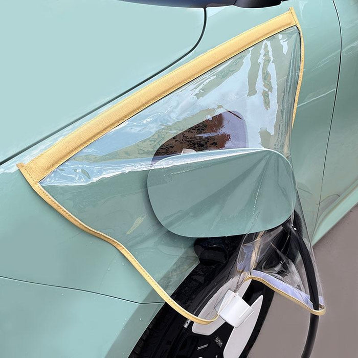 Transparent Magnetic Ev Charging Port Cover