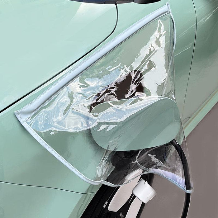 Transparent Magnetic Ev Charging Port Cover