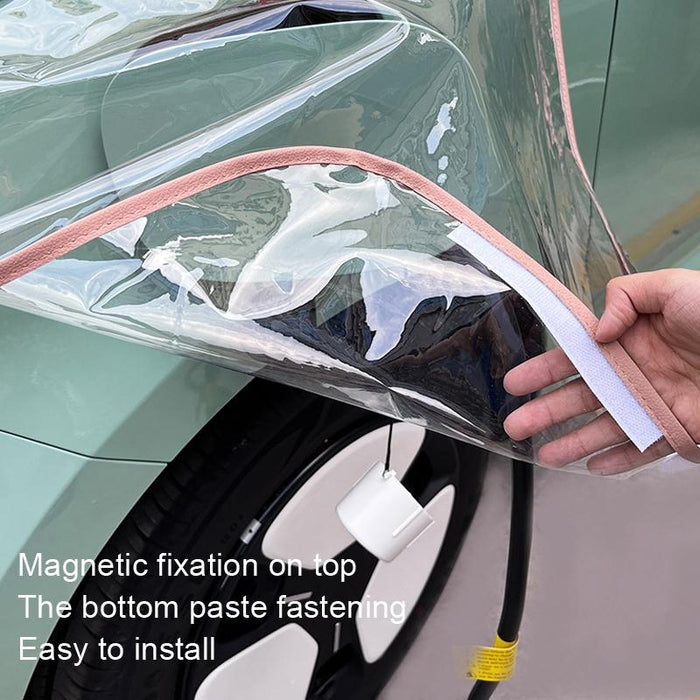 Transparent Magnetic Ev Charging Port Cover