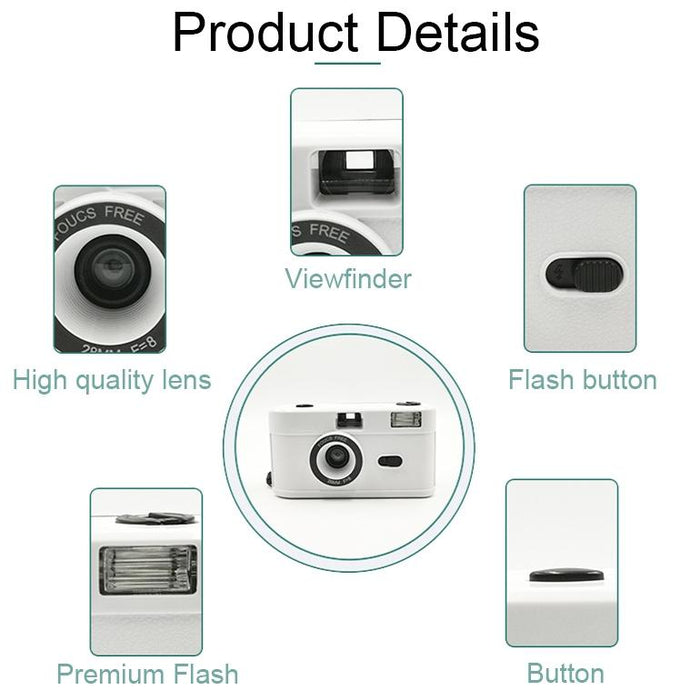 Reusable Retro Film Camera For Kids No Film