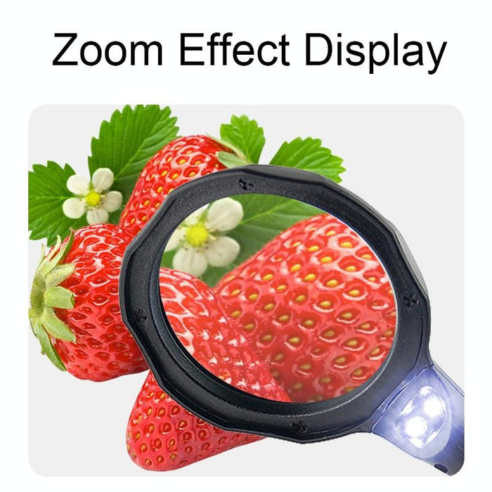 16126-A 3.5X/12X Led Light Stand Type Watch Repair Magnifier With Auxiliary Clip