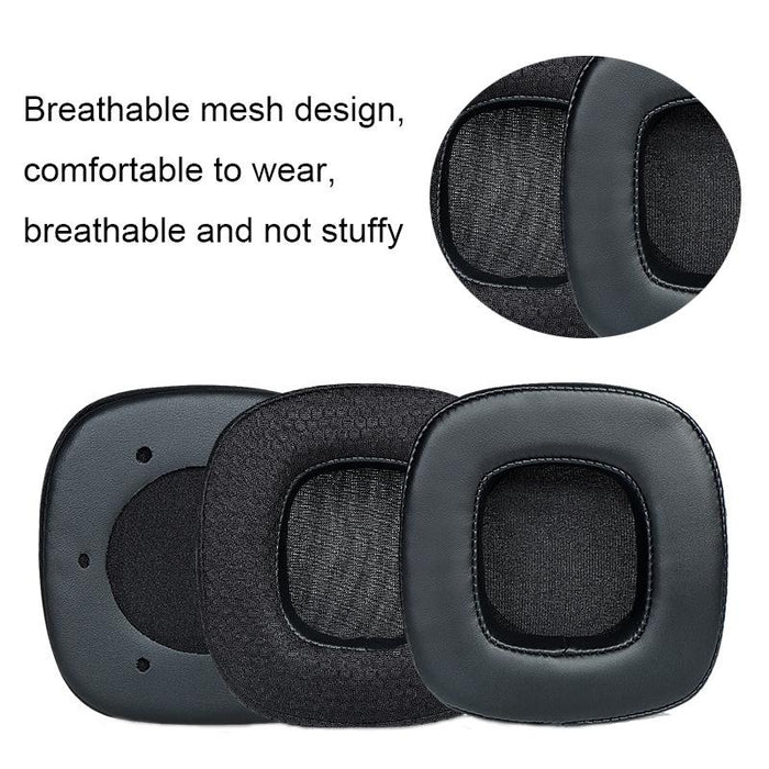 1Pair Headphone Breathable Sponge Cover For Xiberia S21/T20 - Leather Gray