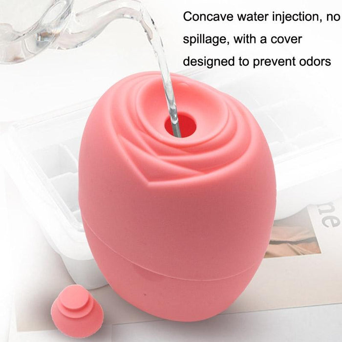 2Pcs L-03-01 Face Ice Apparatus Massage Ice Roller Beauty Makeup Silicone Face Ice Tray