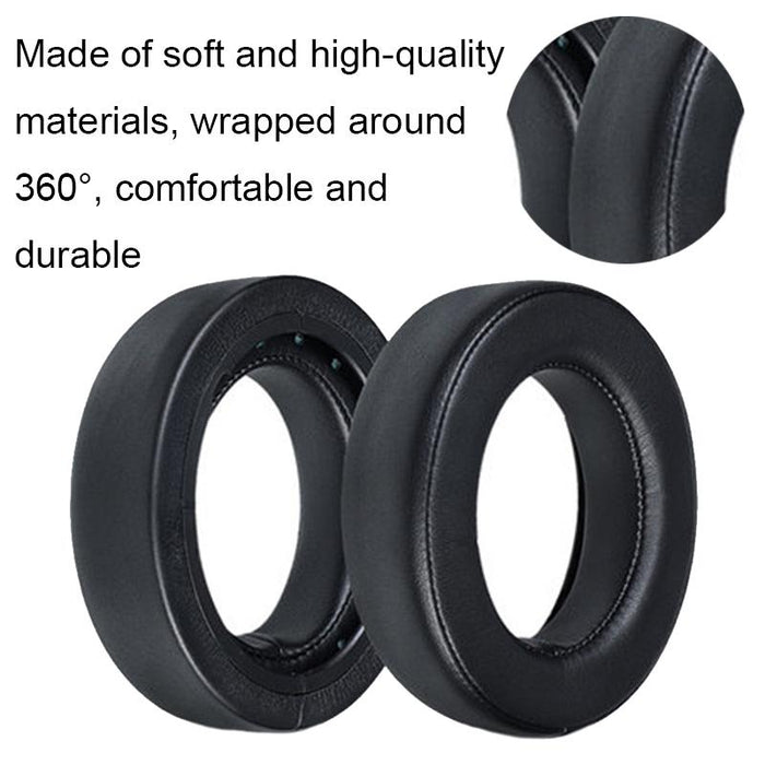 2Pcs Headphones Soft Foam Cover For Corsair Hs60/50/70 Pro - Black
