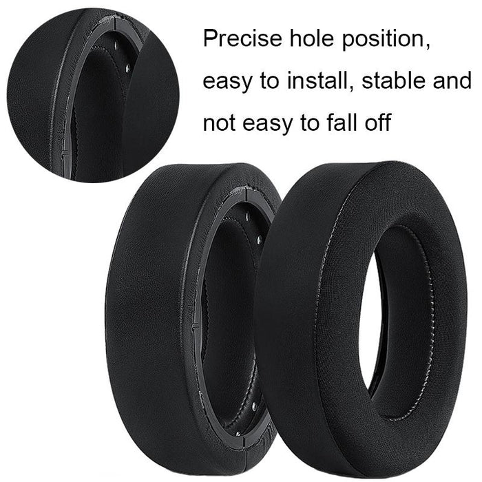 2Pcs Headphones Soft Foam Cover For Corsair Hs60/50/70 Pro - Black