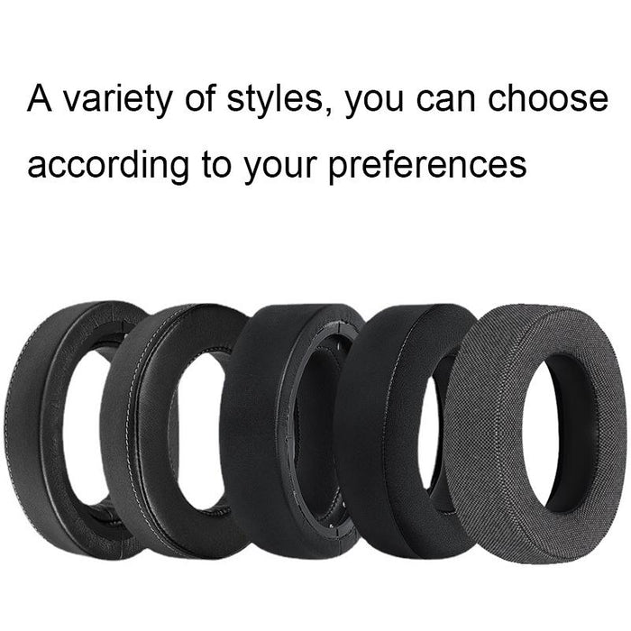 2Pcs Headphones Soft Foam Cover For Corsair Hs60/50/70 Pro - Black