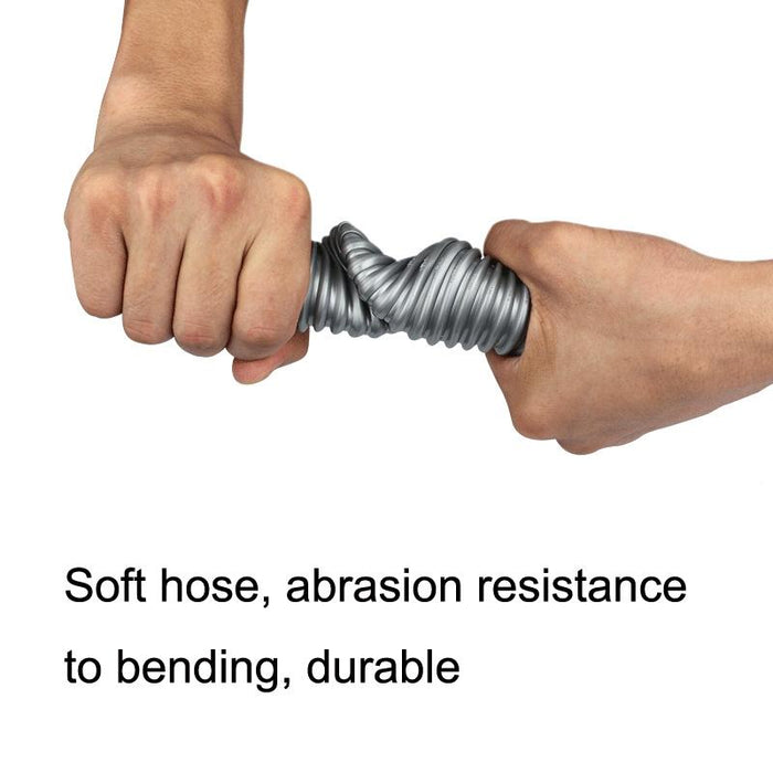 Threaded Hose For Vacuum Cleaner Silver Gray