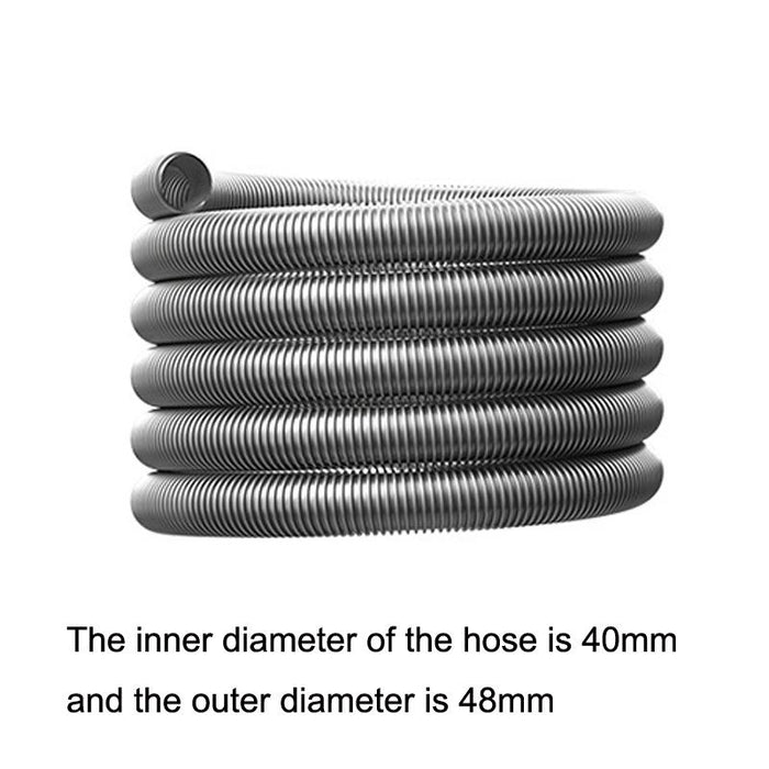 Threaded Hose For Vacuum Cleaner Silver Gray